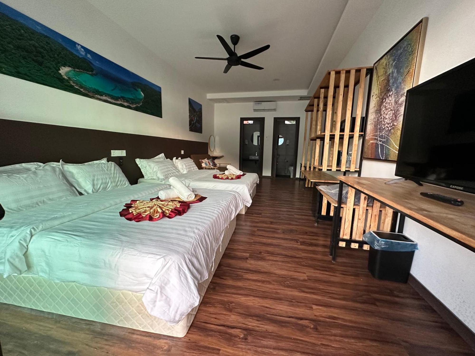 The Barat Perhentian Vila Kampong Pasir Hantu Exterior foto